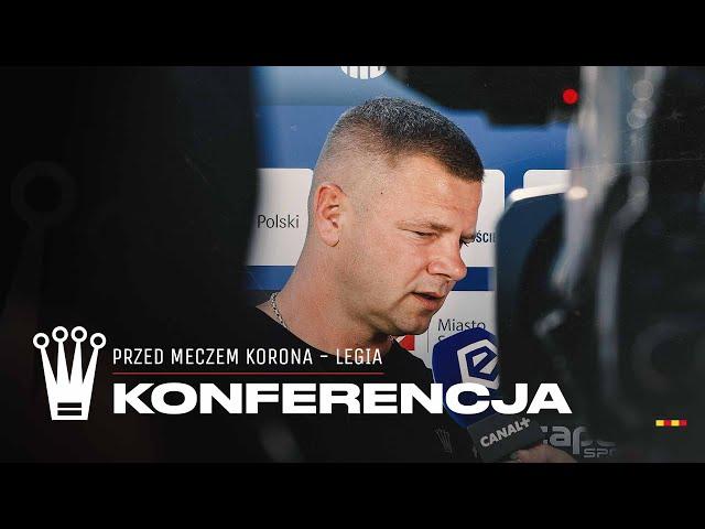 ️ Konferencja prasowa przed meczem Korona Kielce - Legia Warszawa [NA ŻYWO] 