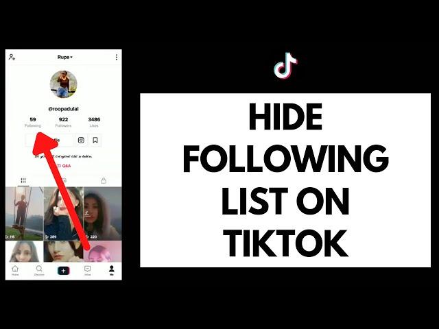 How to Hide Following List on TikTok (Quick & Easy!) | Hide Tiktok Following List (2021)