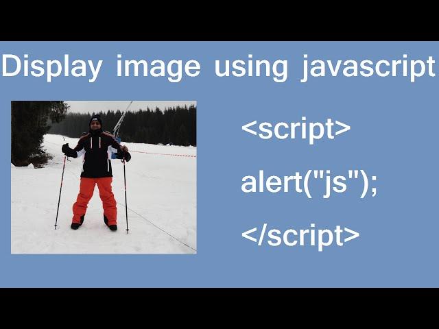 display image using js in HTML