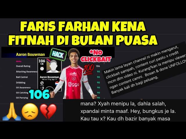 FARIS FARHAN KENA FITNAH DI BULAN PUASA‼️"DITUDUH" CURI CONTENT ORANG, LEPASTU KENA MINTAK MAAF ️