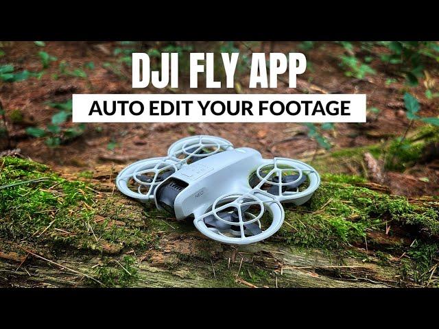 How To Auto Edit Your DJI Drone Footage in the DJI Fly App