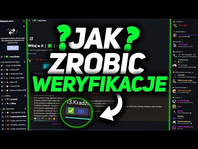  JAK ZROBIĆ WERYFIKACJE NA DISCORD ? MARATON [7/10]