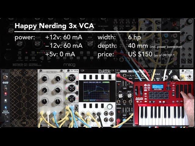 Happy Nerding 3x VCA 1/2: Demo, Overview, Mixing, and Enveloping