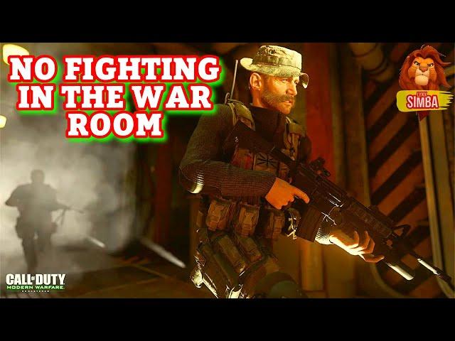 CALL OF DUTY 4 MODERN WARFARE REMASTERED | MISSION #17: NO FIGHTING IN THE WAR ROOM