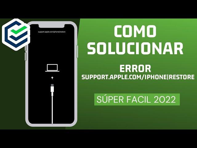 Cómo Solucionar Error support.apple.com/iphone/restore 【2024Descarga Gratis】