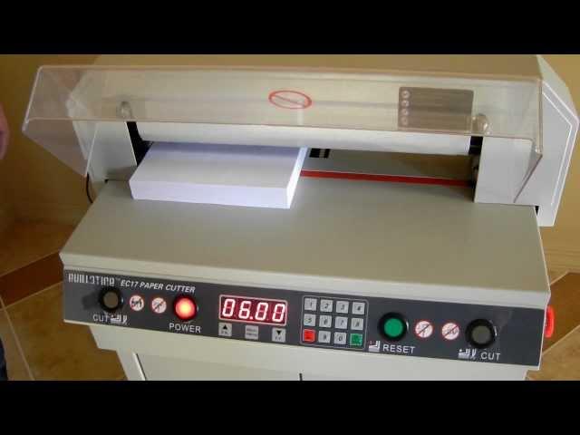 GUILLOTINE® EC17/EC19 Electric Paper Cutter Demo