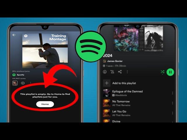 Spotify Playlist Empty error 2025 | How To Fix Spotify Playlist Empty Problem | Spotify Not Working