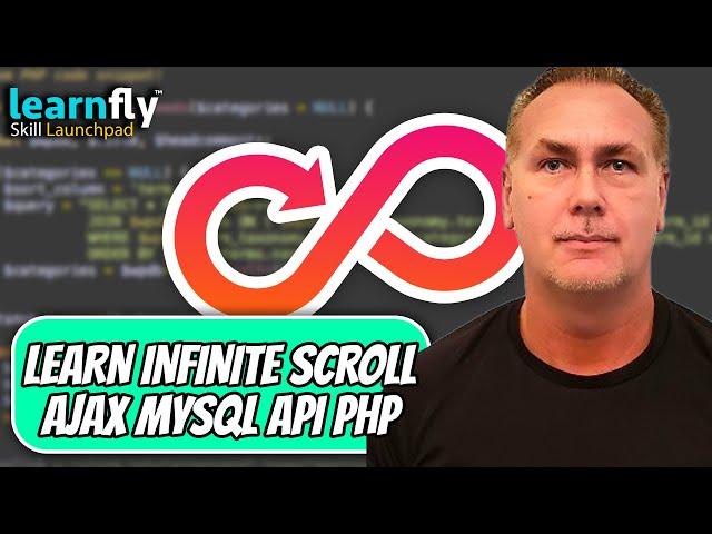 Infinite Scroll Project AJAX MySQL API PHP jQuery-Laurence Svekis|Learnfly