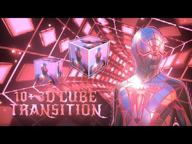 10+ 3D CUBE TRANSITION XML PRESET PACK | alight motion