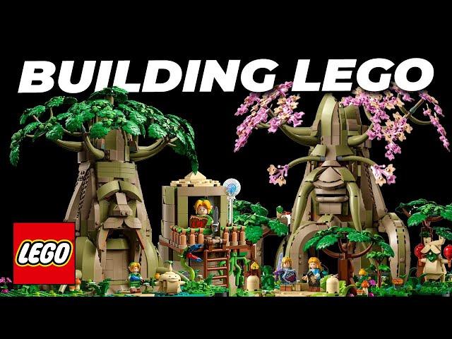 Building The GREAT DEKU TREE Lego Set LIVE My First Time