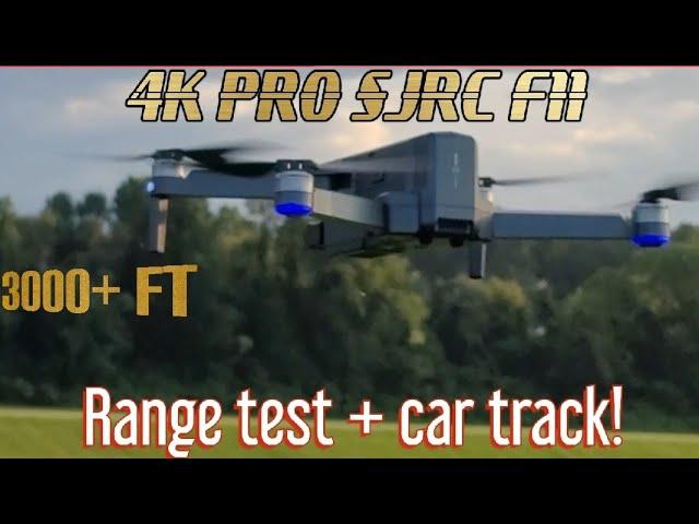 SJRC F11 4K PRO Drone (Range test/Car follow/Waypoints/How to setup