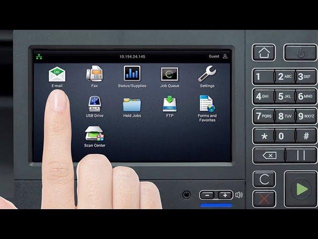 Lexmark Print and Scan—Printing and Scanning for 4.3-, 7-, and 10-inch panel printer models
