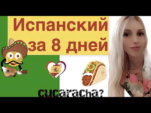 ИСПАНСКИЙ ЯЗЫК С НУЛЯ ЗА 8 ДНЕЙ 16 ГЛАГОЛОВ КУРС А1 ДЛЯ НАЧИНАЮЩИХ