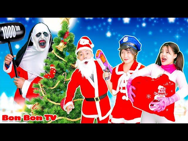 Anh Em Siêu Nhân Nhện Truy Bắt Kẻ Giả Mạo Ông Già Noel | Bon Bon TV