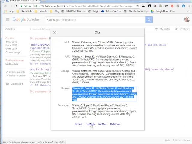 #417 Easy citations with Google Scholar