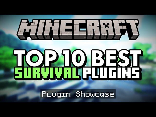 Top 10 Best SURVIVAL Plugins For Your Minecraft Server (1.20+)