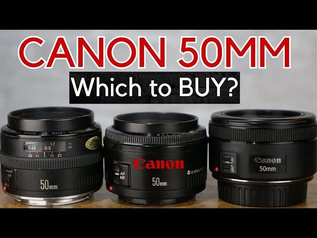 Canon EF 50MM DSLR Camera Lens: 3 Options Reviewed