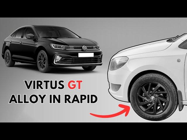 Get Ready to Desire Skoda Rapid with Virtus GT Alloy Wheels