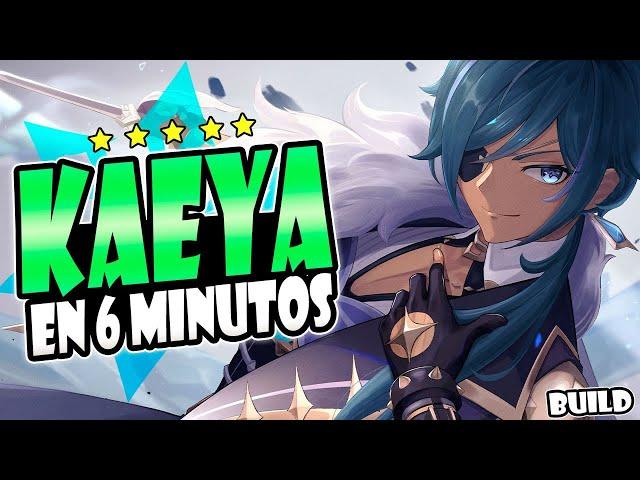 KAEYA BUILD GOD EN 6 MINUTOS!  - Genshin Impact - Guía Build Kaeya