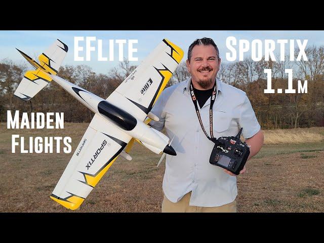 E-flite - Sportix - 1.1m - Maiden Flights