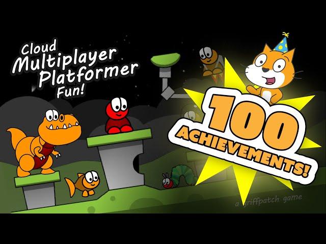 Cloud Platformer Multiplayer Fun!  All Achievements revealed