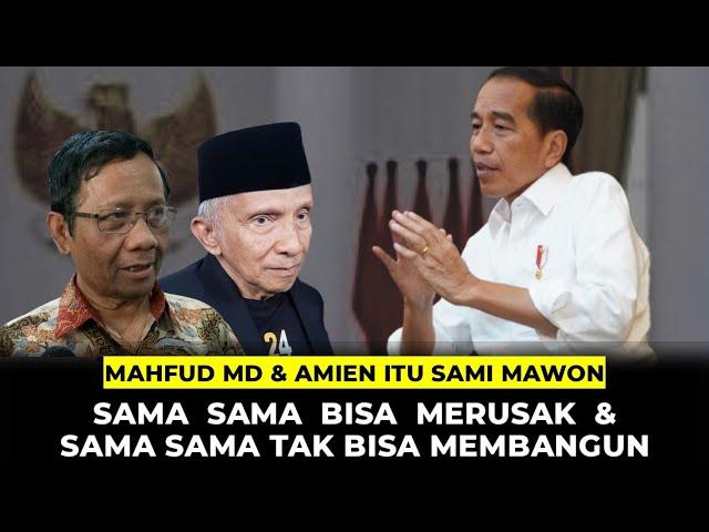 Guru Gembul: Mahfud dan Amien Itu Sami Mawon,  Sama" Bisa Merusak Tapi Tak Bisa Membangun