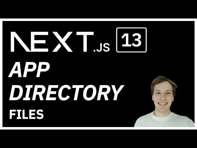 Next.js 13 app directory (layout, page and other files)