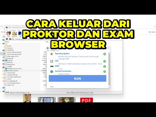 CARA KELUAR DARI APLIKASI EXAMBOWSER DAN PROKTOR BROWSER PADA TES ANBK TERBARU TAHUN 2024