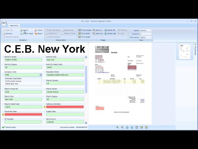 Vendor Invoice Management   03   OpenText Invoice Capture Center   customizing client   ART invoice