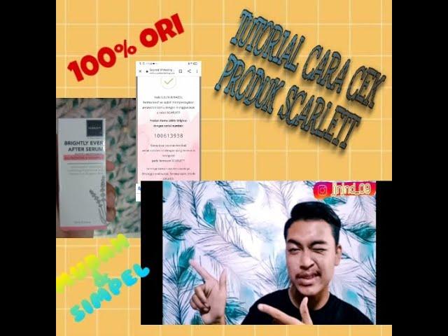 TUTORIAL CARA CEK ASLI/PALSU PRODUK SCARLETT || #FYP#SCARLETTWHITENING#fyp#viral