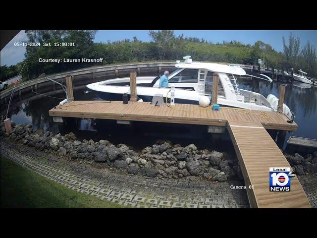 Video shows boater after fatal crash off Key Biscayne