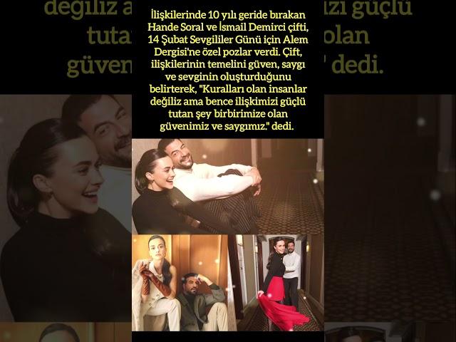 HANDE SORAL VE İSMAİL DEMİRCİ'DEN ALEM DERGİSİ'NE ÖZEL 14 ŞUBAT POZLARI