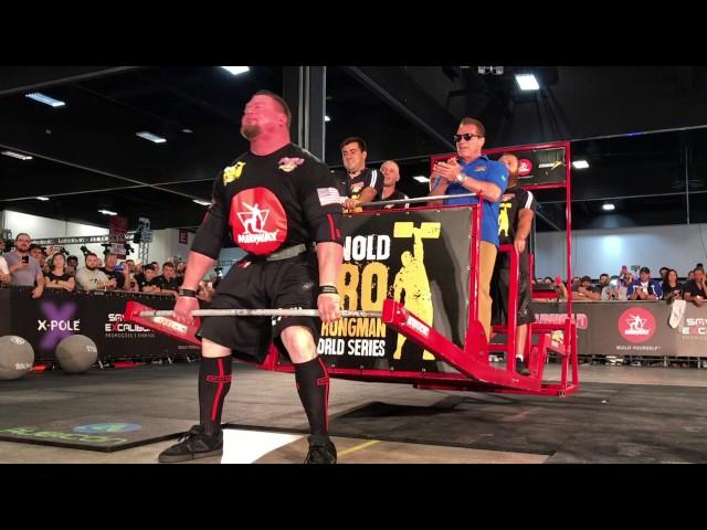 Arnold Being Deadlifted at the Arnold Sports Festival South America