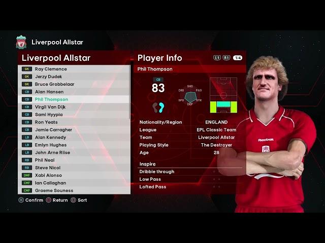 LIVERPOOL ALL TIME CLASSIC Facepack PES 2021-SPFL2023-SPFL2024