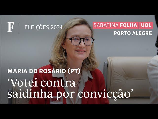 Maria do Rosário nega aceno à direita em voto contra saidinha de presos