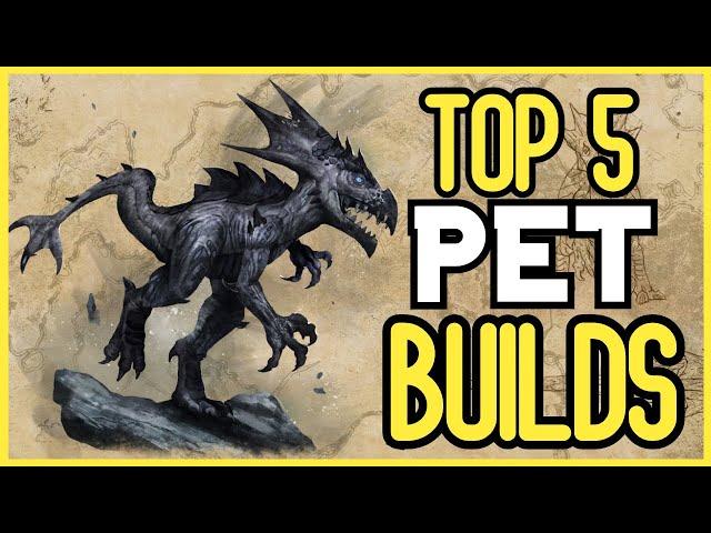 Top 5 PET Builds For The Elder Scrolls Online! ESO Flames Of Ambition DLC Update!