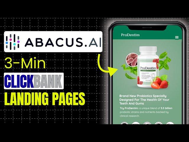 Create Stunning Clickbank Landing Pages with AI in 3 Minutes