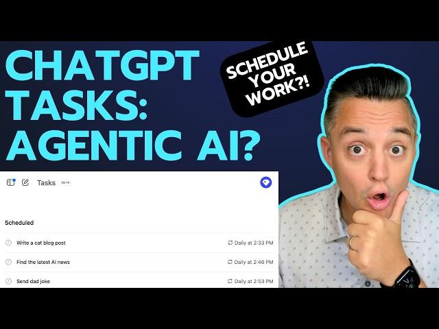 ChatGPT Tasks Review -- Agentic AI or small feature update?