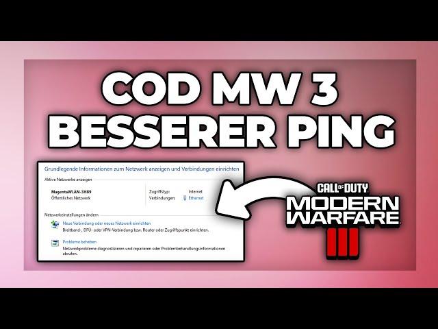 COD Modern Warfare 3 hoher Ping & Internet Probleme beheben - Tutorial