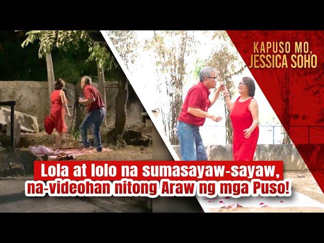 Lola at lolo na sumasayaw-sayaw, na-videohan nitong Araw ng mga Puso! | Kapuso Mo, Jessica Soho