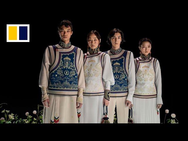 Mongolia team stands out with stunning Olympic attire