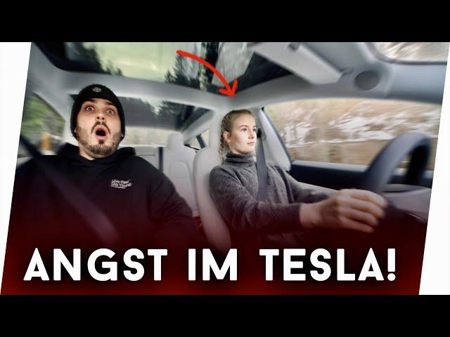 Meine Freundin fährt mein Tesla Model 3 Performance!  KW Variant 3 Review!