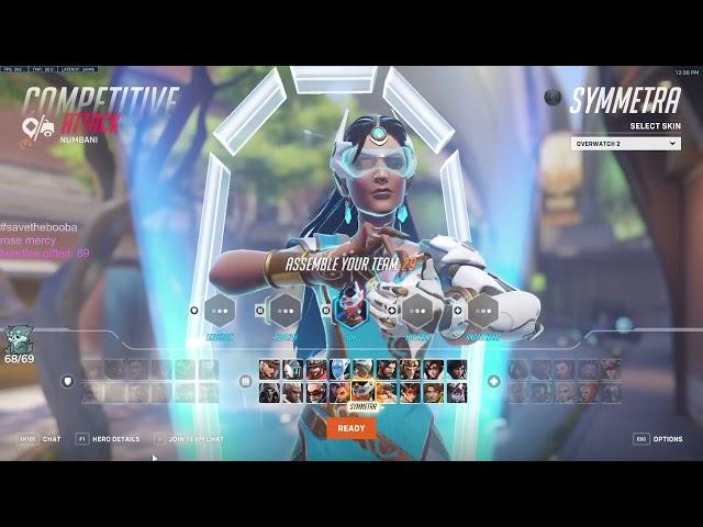 18K DMG! 37 ELIMS! IDDQD INSANE SYMMETRA OVERWATCH 2 GAMEPLAY SEASON 11