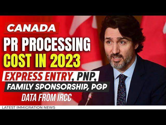 Canada PR Processing Cost in 2023 - Express Entry, PNP, Family Sponsorship, PGP & More