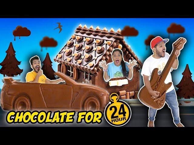 Eating Chocolate For 24 Hours Challenge | Best Chocolate Challenge | Hungry Birds