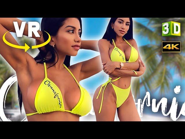 GIRL TRIED BIKINI IN THE PARK - CANNAFORNIA VR - VIRTUAL REALITY 3D VIDEO IN 180/360