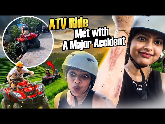 CRAZY ATV RIDE IN BALI ️‍ & I MET WITH AN ACCIDENT  || #sneholic #travel #bali