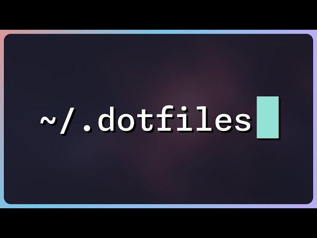 Stow has forever changed the way I manage my dotfiles