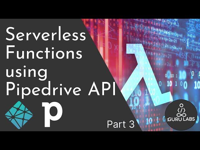 Netlify Serverless Functions using Pipedrive - GET/POST request API 3