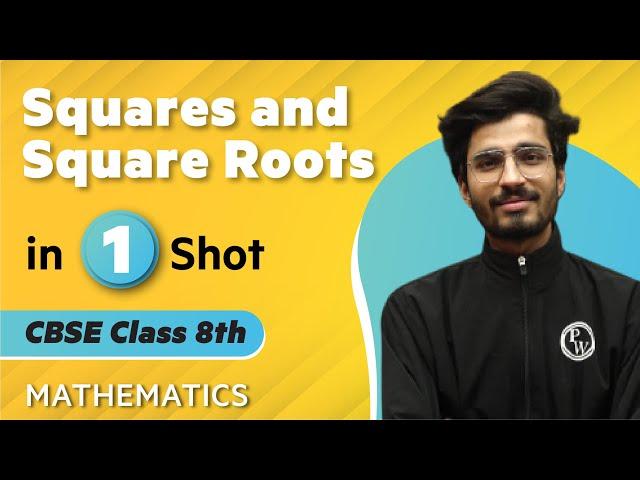 Square and Square Roots in One Shot  | Maths - Class 8th | Umang | Physics Wallah